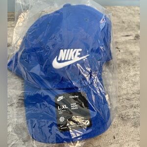 NWT Unisex Nike Club Unstructured Futura Wash Cap L/XL Hat Ball Cap Game Royal